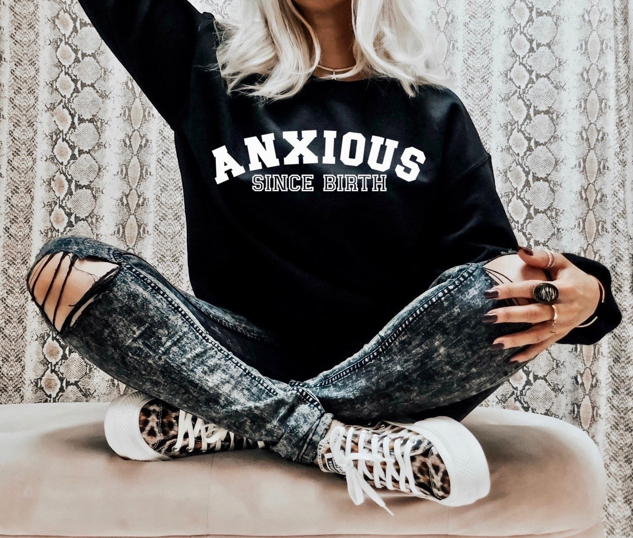 anxious since birth t-shirt