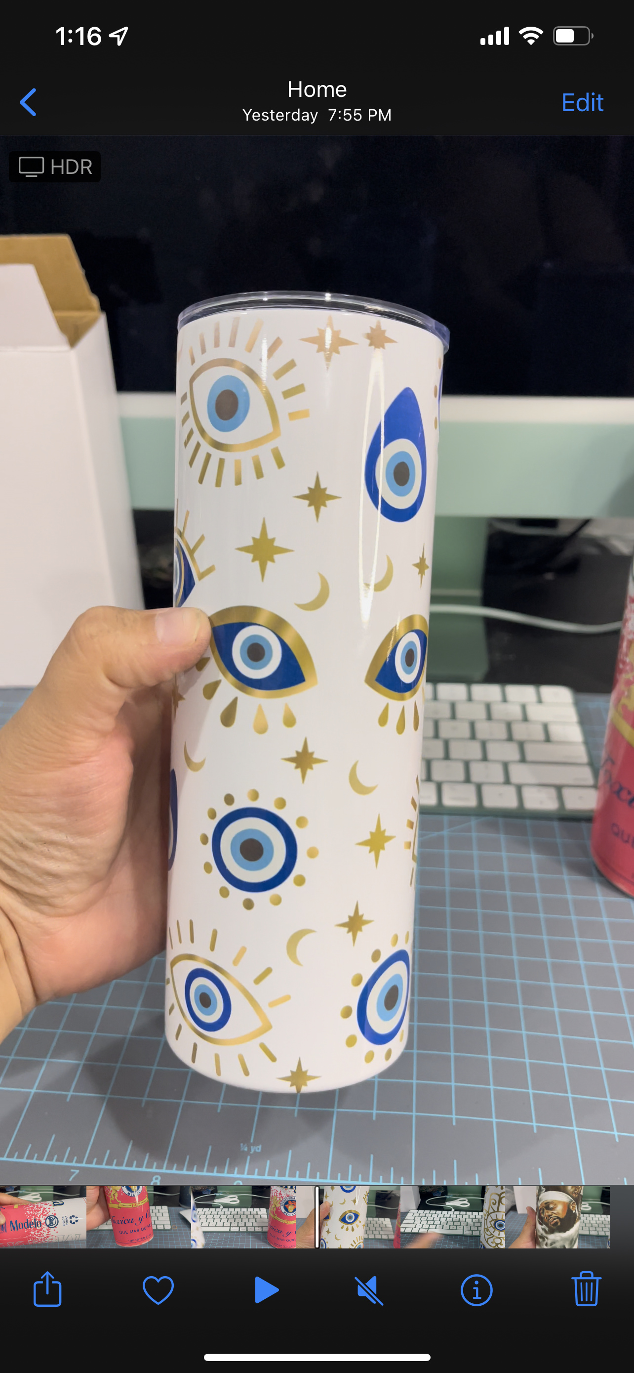 Evil Eye Tumbler