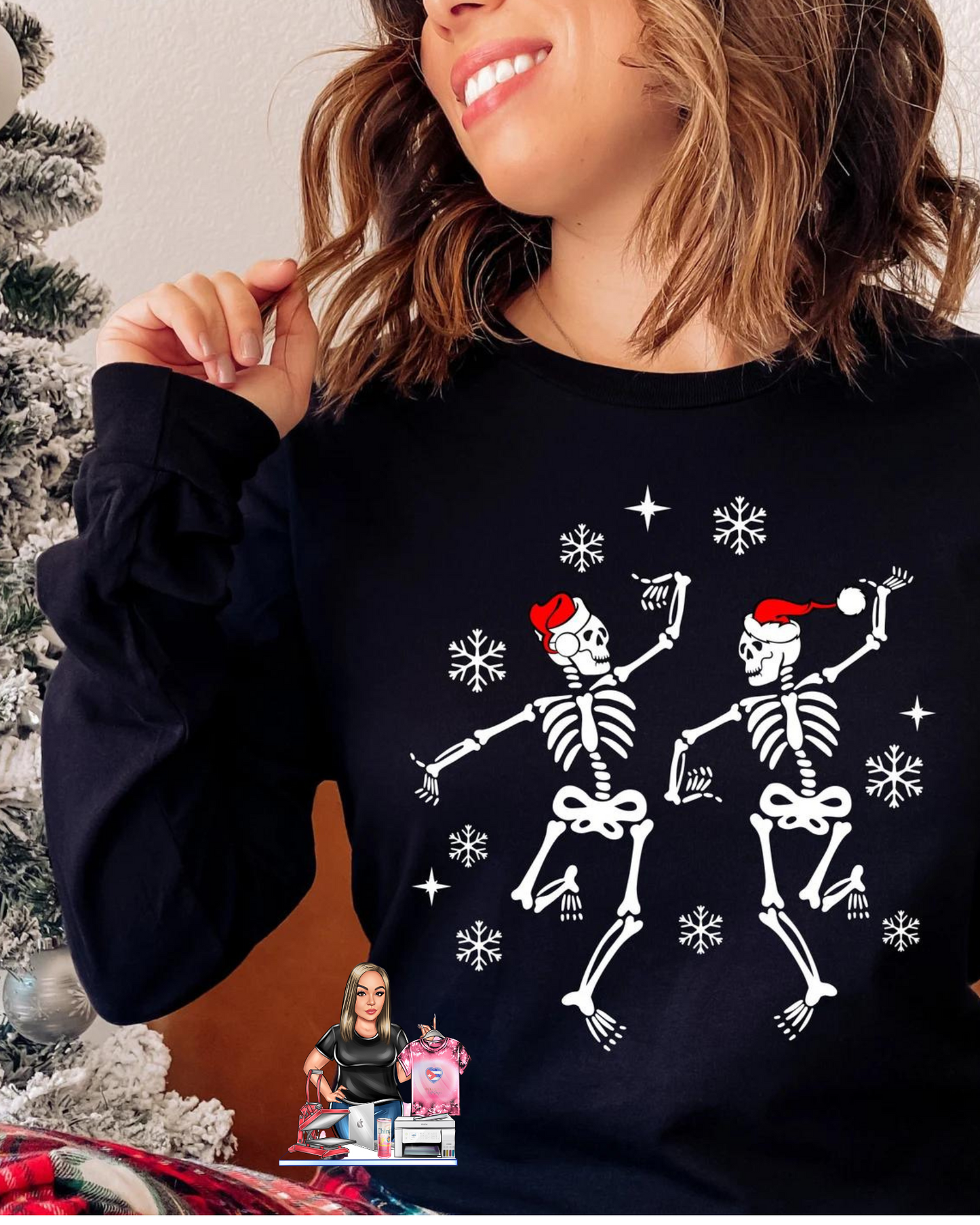 Christmas skeletons