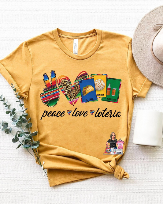 Peace. Love. Loteria