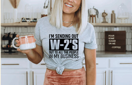 Sending out W-2’s