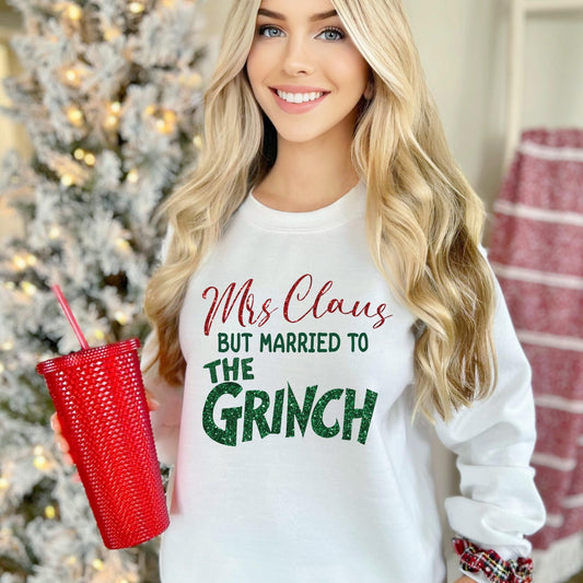 Mrs claus married to the Grinch
