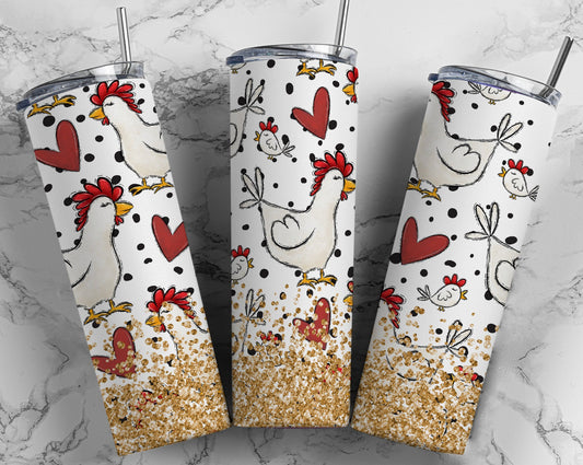 Cute chicken tumbler